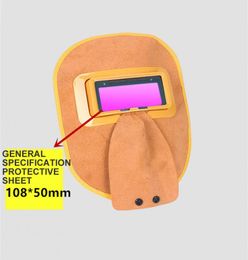 2024 Hot Sales Transparent Protective Welding Mask Plate Spare Welding Shield Cover Lens Protector Plate For Welding Helmet Mask
