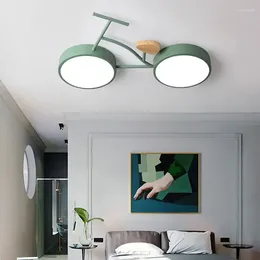 Ceiling Lights Creative LED Bicycle Shaped Light For Children's Bedroom