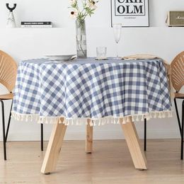 Table Cloth Linen Large Circular Tablecloth TPU Waterproof And Oil Resistant Fabric El Home Round Homestay G5T794