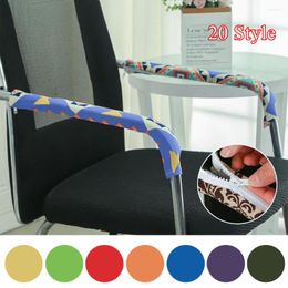 Chair Covers 1 Pair Elastic Zipper Armrest Colourful Dustproof Durable Cover For Office Home Fashion Arm Rest