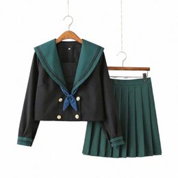 2021 Women Dr Set JK Japan Preppy Style Cute Kawaii High School Class Girl Student Sailor Collar Uniform 38WM#