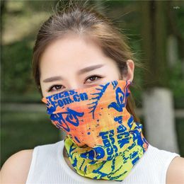 Cycling Caps Outdoor Magic Bandana Solid Dyeing Color Hiking Scarves Fashion Headwrap Neck Tube Cover Fishing Windproof Face Mask