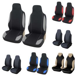 AUTOYOUTH 2PCS Front Cover 5 Colour Universal Fit for Lada Honda Toyota Seat Covers Car Styling