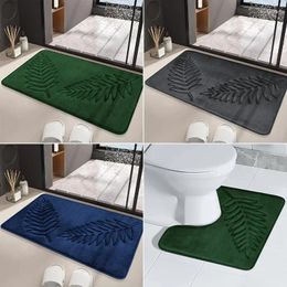 Bath Mats Foam Floor Non-slip Soft Foot Rug Super Extra Toilet For Comfort Memory Room