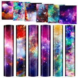 Window Stickers Infusible Ink Transfer Sheet 12" X 10"/19"/39" Galaxy Sublimation Paper For Cricut Mug DIY T- Shirts Coasters Tote Bags