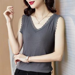 Women's Tanks Camisole Undershirt Female Outwear Modal Fashion A Variety Of Solid Colour Bottoming Inner Sleeveless Tops