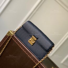 Wallet On Chain Designer Bag Crossbody Bag 100% Mirror Quality Monogrammed Cowhide Flap Bag With Box L307