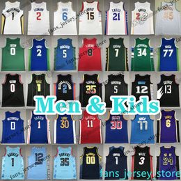 Men kids Basketball Jerseys 43 Siakam Butler 30 Curry 5 Murray Fox Banchero 23 james Stephen 24 bryant Giannis 1 LaMelo ball 12 Ja morant 35 Kevin Durant Davis Beal