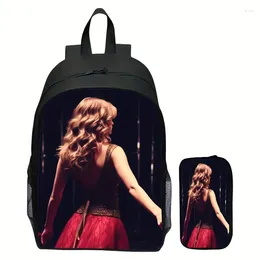 Backpack Fashion 3D Print Preppy College School Daypack Travel Commute Knapsack Laptop Bag For Students