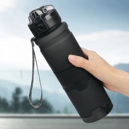 1000ml BPA Free Sports Water Bottle Outdoor Travel Portable Bottle Leakproof Ecofriendly Plastic Drinking Bottles For Fruit Tea 240322