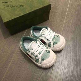 gglies luxury designer toddler shoes Rubber band design baby Casual Shoes Size 20-25 Green full print kids prewalker Box Packaging Aug30