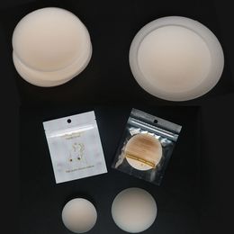 1Pair Women Invisible Nipple Cover Self Adhesive Silicone Breast Chest Sticker Patch Boob For Wedding Party Reusable Pasties Pad