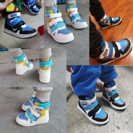 Ortoluckland Kleinkind Kinder Sneakers Girls Kinder orthopädische Stiefel Jungen Babys Frühling Ledernetz Laufschuhe size22 bis 36