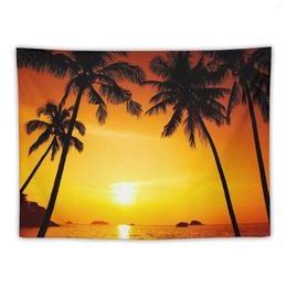 Tapestries Beautiful Beach Sunset Tapestry Cute Room Decor Aesthetic Aesthetics For