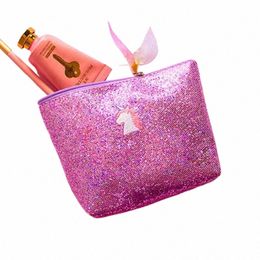 embroidery Coin Purse Pouch Shining Coin Purses Soft Light Cvenient Travel W Bags for Girls Korea Style Shell Unicorn U9zZ#