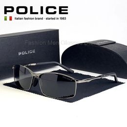 POLICER Luxury Brand Sunglasses For Men Aesthetic Steampunk Vintage HD Polarised Driving Mens Sunglasses 240327