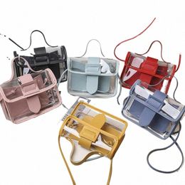 lady PVC Underarm Jelly Design Crossbody Bag Fi Female Handbag Shoulder Bags for Women j5dO#