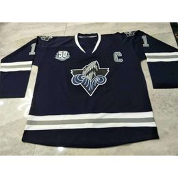 24S Men tage CHL Rimouski Oceanic 11 Alexis Lafreniere Frederik Gauthier With 50th Anniversary Patch Hockey Jersey custom any name or number