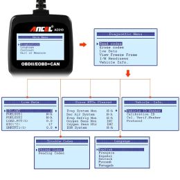 Ancel AD310 OBD2 Scanner Car Diagnostic Scanner Code Reader Live Data Turn Off MIL OBDII Auto Diagnostic Scanner Multi-language