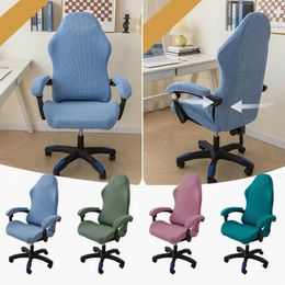 Chair Covers Nordic Style Gaming Cover Stylish Soft Elasticity Slipcovers For Computer Seat Non-slip