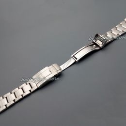 20mm New whole silver brushed stainless steel Curved end watch band strap Bracelets For watch223D