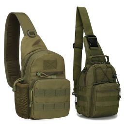 Bags Men Tactical Shoulder Bag Hiking Backpack Nylon Outdoor Hunting Camping Fishing Molle EDC Outdoor Military Sling Bag