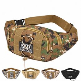 military Tactical Waist Pack Men Women Camoue Belt Bag Travel Casual Fanny Pack Mobile Phe Wallet Hiking Chest Bag Outdoor l3wY#