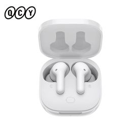 Headphones QCY T13 Wireless Headphones 7.2mm Drivers TWS Bluetooth 5.1 Earphones 40H Long Playtime Fast Charge 4 Mic ENC HD Call Earbuds