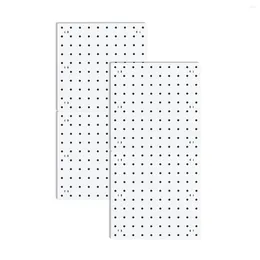 Kitchen Storage Pegboards Pegboard Wall Organizer Panels Boards For Craft Room Garage Living Bathroom(4Pcs)