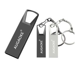 AUGAOKE Flash Drive 32GB 64GB Memory Stick for PC Mobile 64GB 2.0 Metal USB Flash Drive 32GB 2.0 Pen Drive