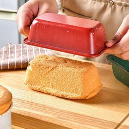 Baking Moulds Heat Resistant Cake Pan Food-grade Locking Bread Toast Mold For Home Kitchen Bakery Non-stick