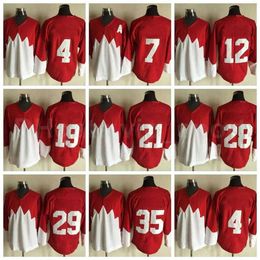 24S tage Ice Hockey 7 PHIL ESPOSITO Jersey 1972 Team Retror 19 PAUL HENDERSON 28 BOBBY CLARKE 35 TONY ESPOSITO BOBBY ORR YVAN COURNOYER