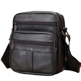 westal Genuine Leather Men's Shoulder Bags Husband Small Crossbody Menger Bag Leather Man Zipper Designer Party Bags Gift h3XV#