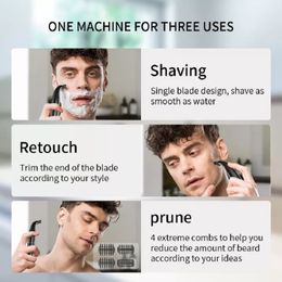 Men's Electric Groyne Hair Trimmer Body Shaver for Men Bikini Epilator Rechargeable Razor Body Grooming Clipper Shaving Kit