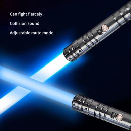 Punksaber new Lightsaber 56cm Bladed Handle Tung duelling LED13 RGB Combat 3 Sound Cosplay Jedi Laser Sword Saber de Luz Gifts