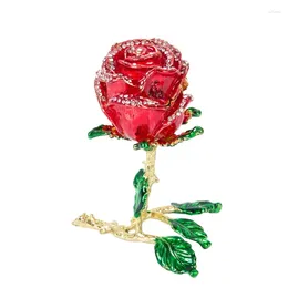 Decorative Figurines QIFU Arrival Red Rose For Wedding Decoration Valentine's Day Gift