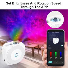 Tuya WiFi Star Projector Galaxy Sky Atmosphere Lights Music Rhythm Smart Life APP Remote Control Works With Alexa Google Home