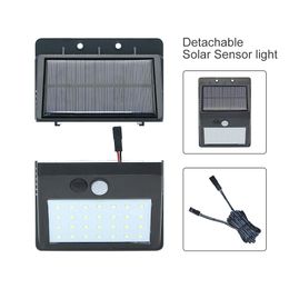Outdoor LED Solar Light 30LED Split Body Motions Sensor Wall Lamp For Garden Yard Fence Street Patio Emergency Lighting