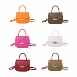 elegant Women's Crossbody Bag PU Leather Shoulder Bag Sling Purse Saddle for Work and Travel V5tq#