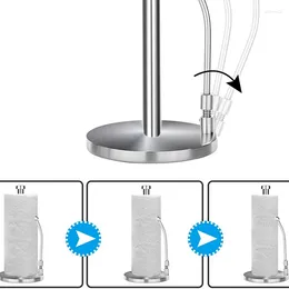 Portaoggetti da cucina Tavolo in ferro inossidabile Portarotolo di carta Portasciugamani Portaoggetti Scaffale Scaffale Supporti per hardware da bagno