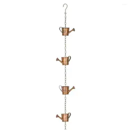 Garden Decorations Metal Rainwater Drainage Chain Multifunction Rain Chains Decorative Downspout Exquisite For Indoor Outdoor Decor