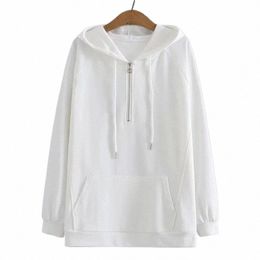 plus Size Hoodies For Women 2023 Spring Summer Zipper Sweatshirt With Raglan Sleeves Loose Oversized Curve Clothes L7-2242 S53P#