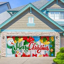 Tapestries Tapestry Blanket Exquisite Christmas Style Seasonal Garage Door Cover With Rich Colour Party Decoration Decor