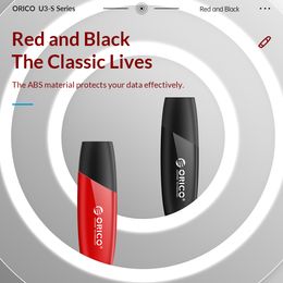 ORICO New Trend USB2.0 USB Flash Drives 4GB 8GB 32GB Pen Drive USB 2.0 USB Stick Pendrive Black Red Color for External Storage