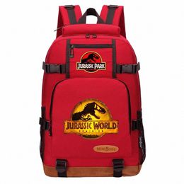 new Jurassic World Park Boys Girls Kids School Book Bags Women Bagpack Teenagers Student Canvas Men Laptop Travel Backpack 50cz#