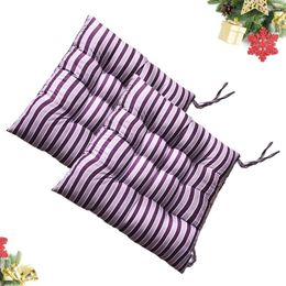 Pillow 2 Pcs Fashion Chair S Stripe Practical Seat Lovely Student Out Door