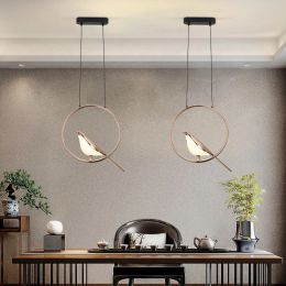 Lucky Bird Pendent Light Nordic LED Ceiling Lamp Magpie Modern Chandelier Indoor Kitchen Bar Living Dining Bedroom Fixture Decor