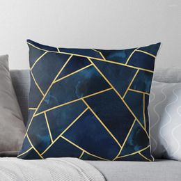 Pillow Navy & Gold Geo Throw Covers For Sofas Decorative S Autumn Pillowcase
