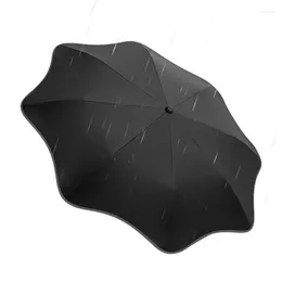 Umbrellas Automatic Umbrella Strong Windproof UV Rain Reflective Folding Backpack Accessories For Men Women