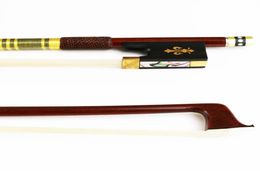 NEW 44 Advanced Pernambuco Violin Bow Natural Horsehair Round Stick Violin Parts Accessories6377180